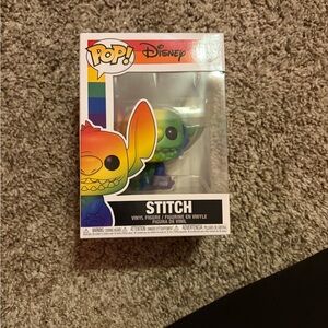 Disney Stitch Pop! Vinyl with Blue and Green Hues